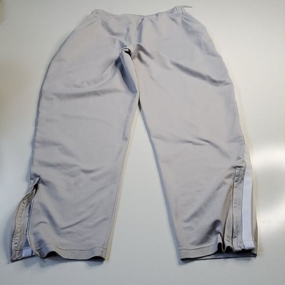 XL NIKE ZIP OFF BASKETBALL PANTS JOGGERS gray white extra large - Picture 7 of 8